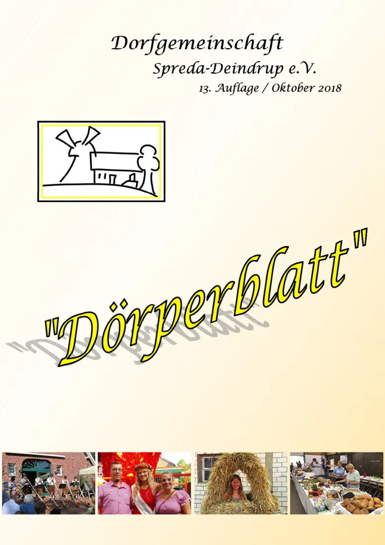 Dörperblatt – 13. Auflage